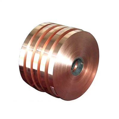 पेशेवर सप्लायर कॉपर फ़ॉइल 0.1 मिमी C2100 C2200 C2400 कॉपर स्ट्रिप कॉइल